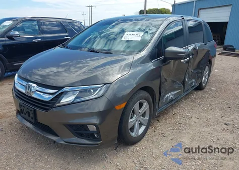 2019 Honda Odyssey Ex-L from USA, damaged, VIN 5FNRL6H74KB133979